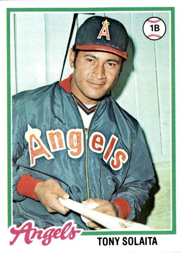 Tony Solaita 1978 topps Topps