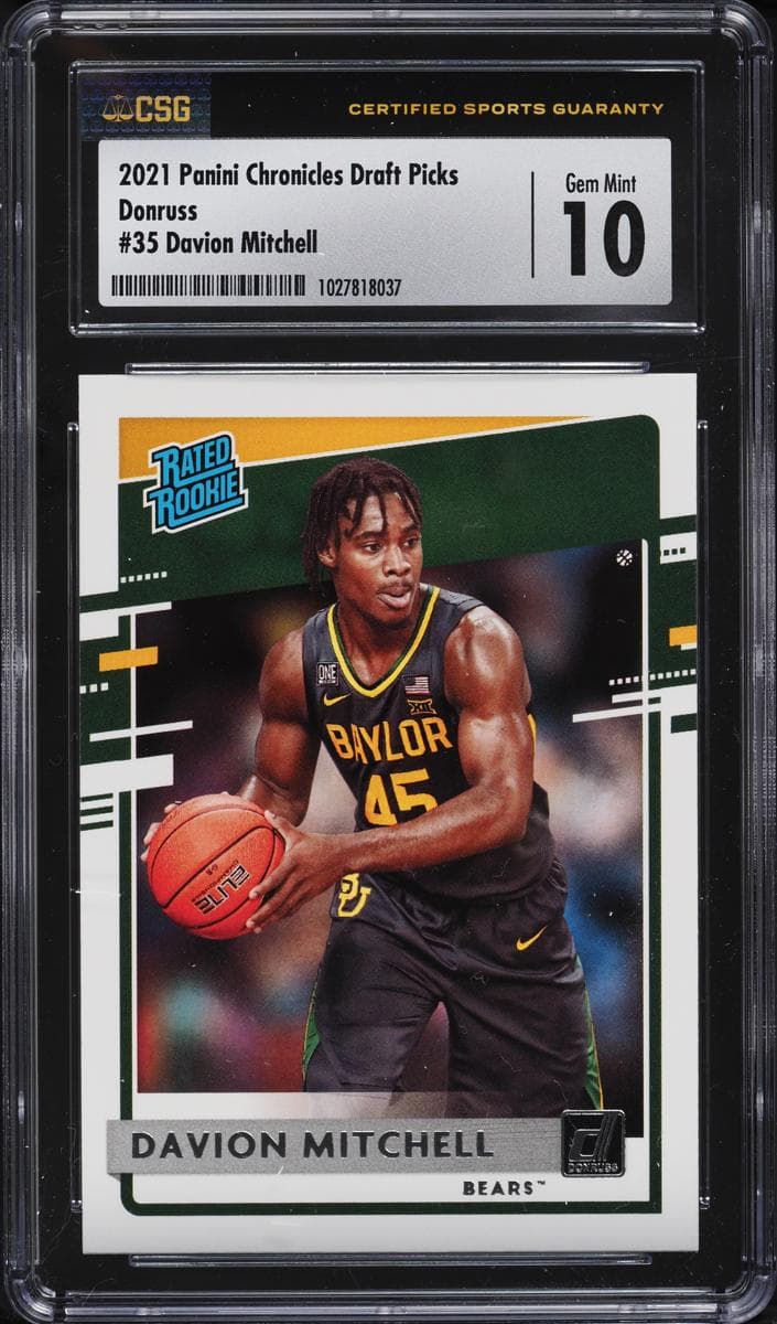 Davion Mitchell 2021 panini Panini Chronicles Draft Picks