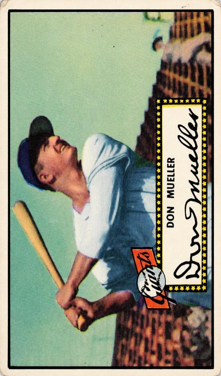 Don Mueller 1952 topps Topps