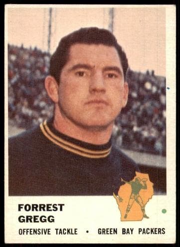 Forrest Gregg 1961 fleer Fleer