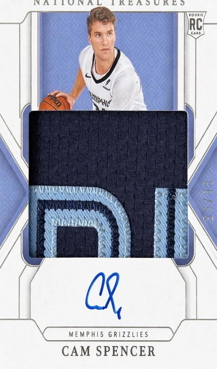 Cam Spencer trading card