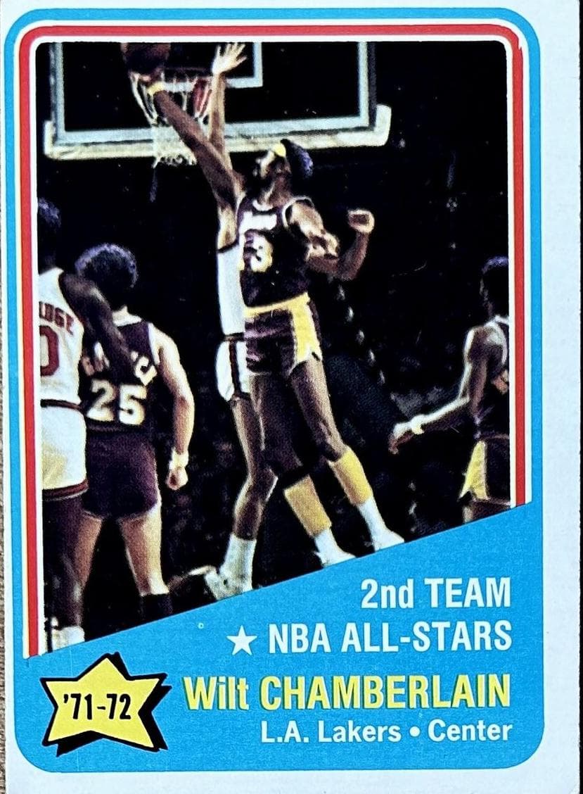 Wilt Chamberlain 1972 topps Topps