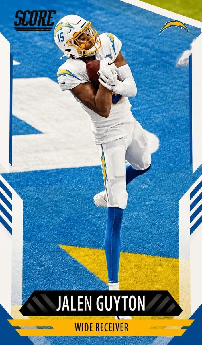 Jalen Guyton 2021 panini Score