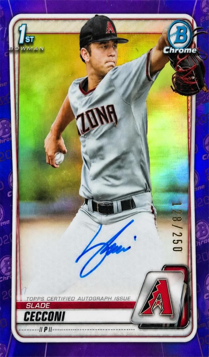Slade Cecconi 2020 bowman Bowman Draft