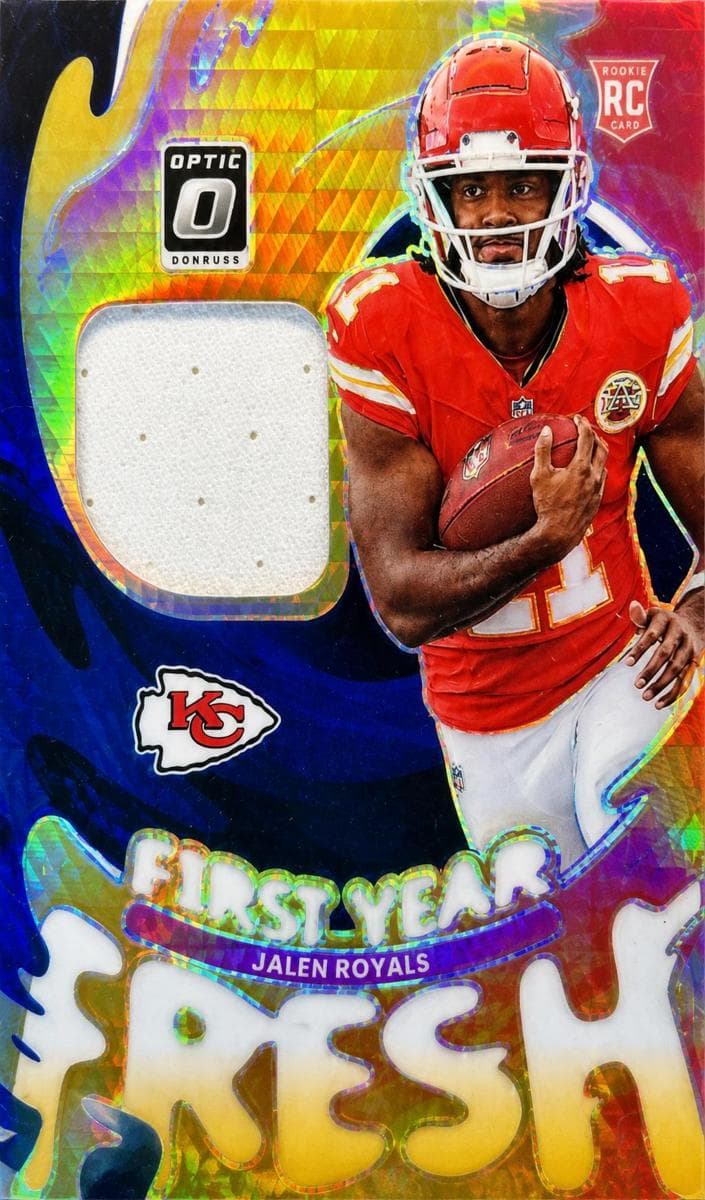 Jalen Royals 2025 panini Donruss Optic