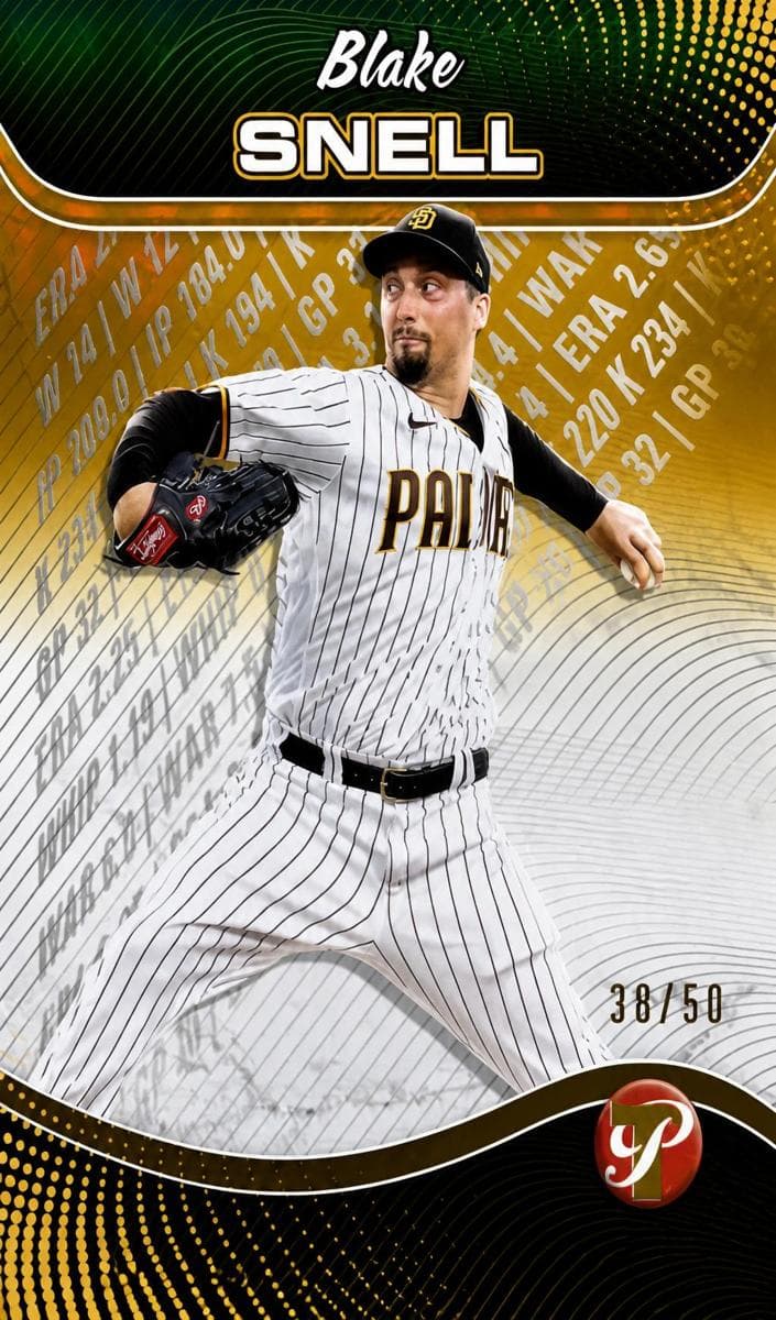 Blake Snell 2024 topps Topps Pristine