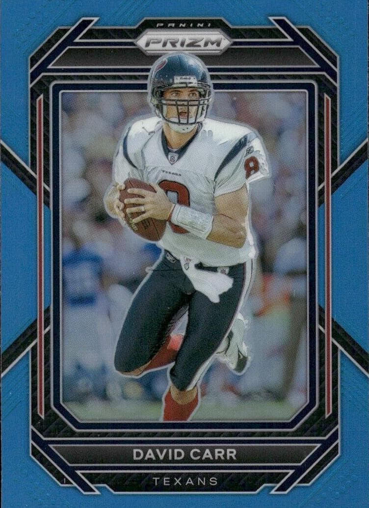 David Carr trading card