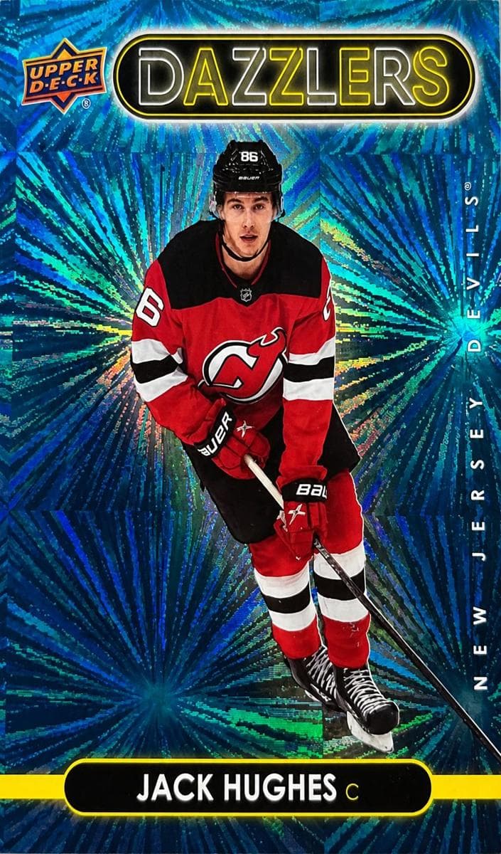 Jack Hughes 2021 upper-deck Upper Deck