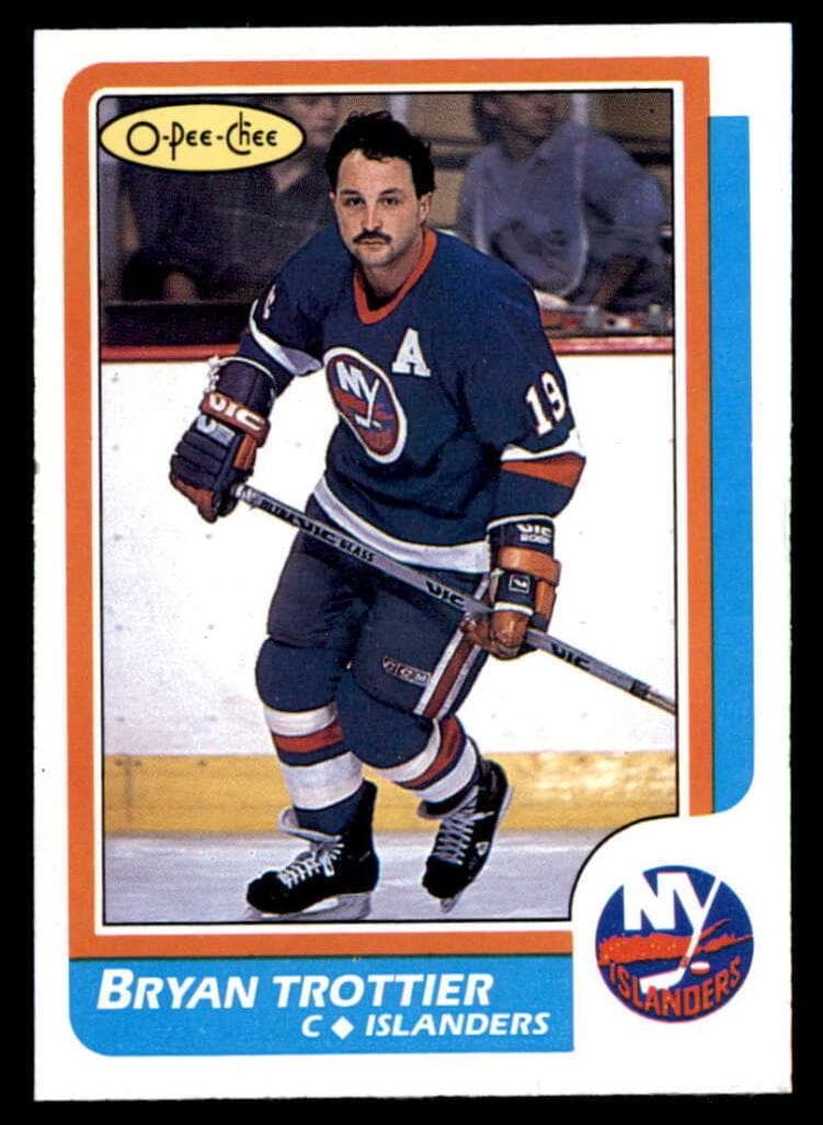 Bryan Trottier trading card