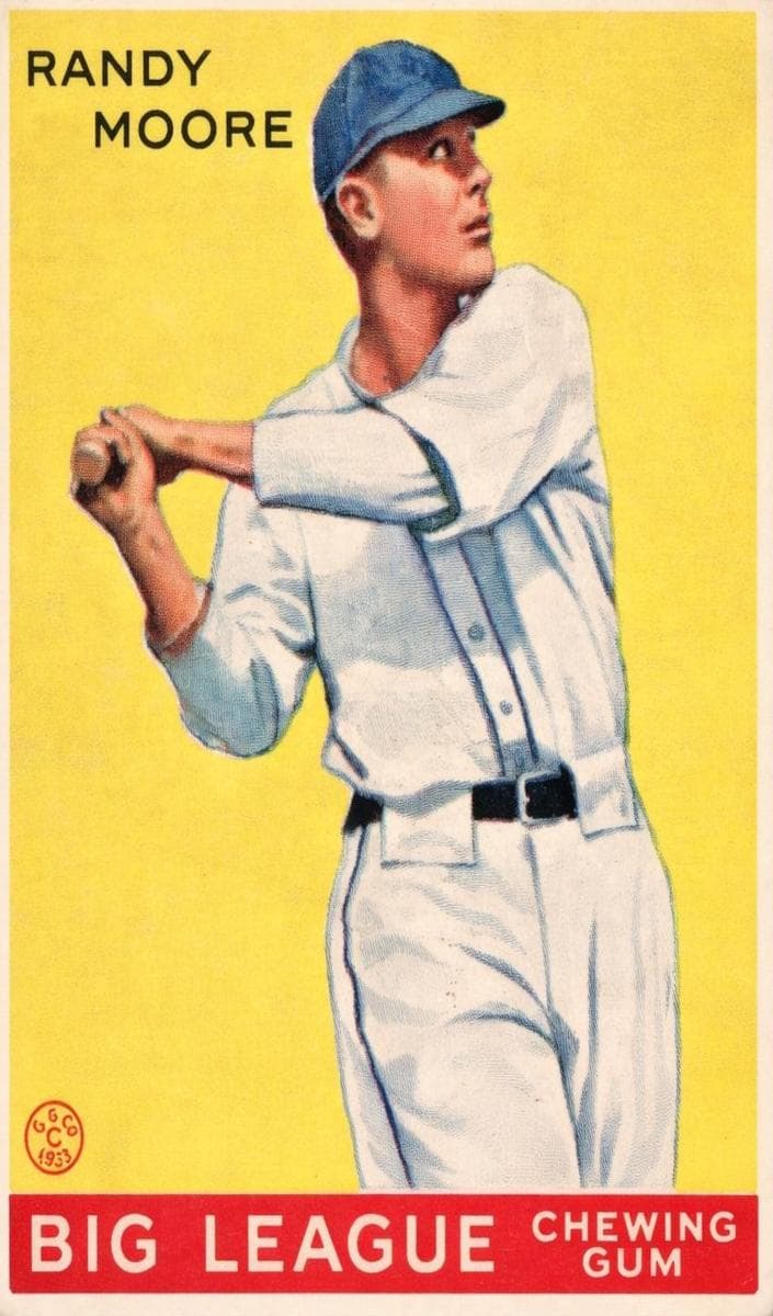 Randy Moore 1933 unknown Goudey
