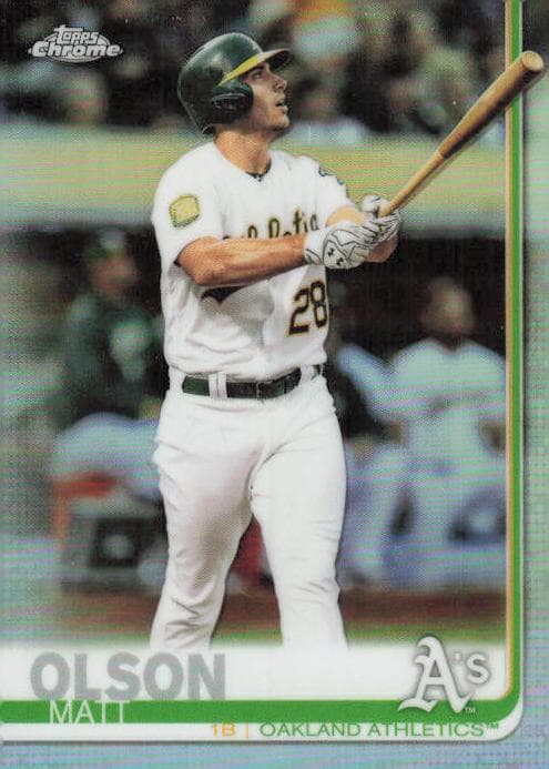 Matt Olson 2019 topps Topps Chrome