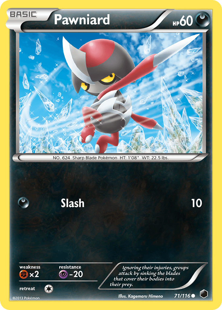 Pawniard 2013 Pokemon Plasma Freeze
