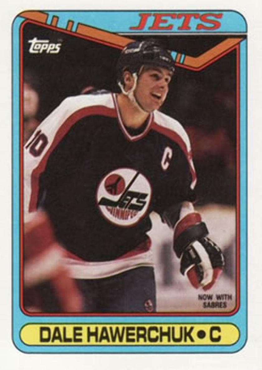 Dale Hawerchuk 1990 topps