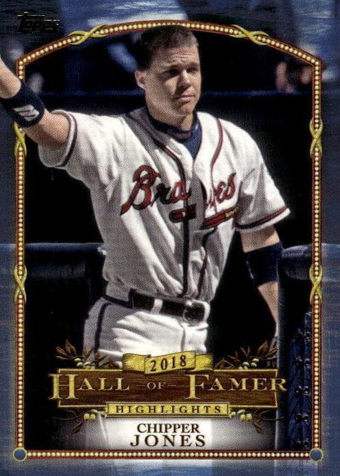 Chipper Jones 2018 topps Topps Update