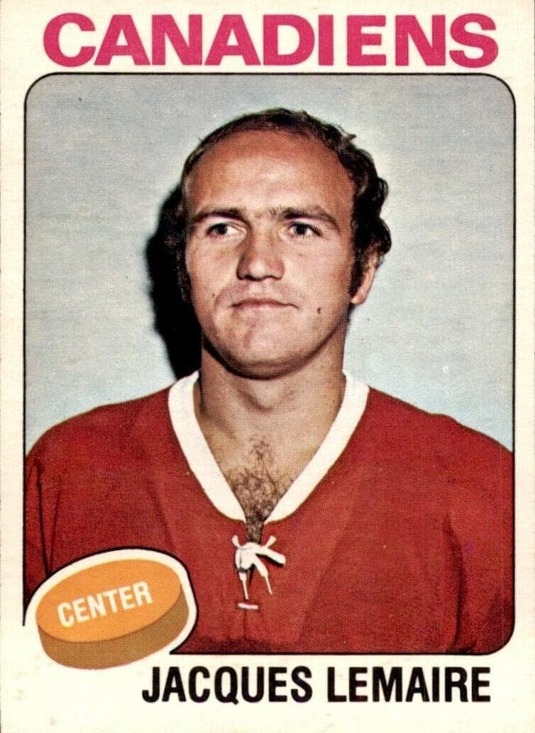 Jacques Lemaire 1975 topps O-Pee-Chee