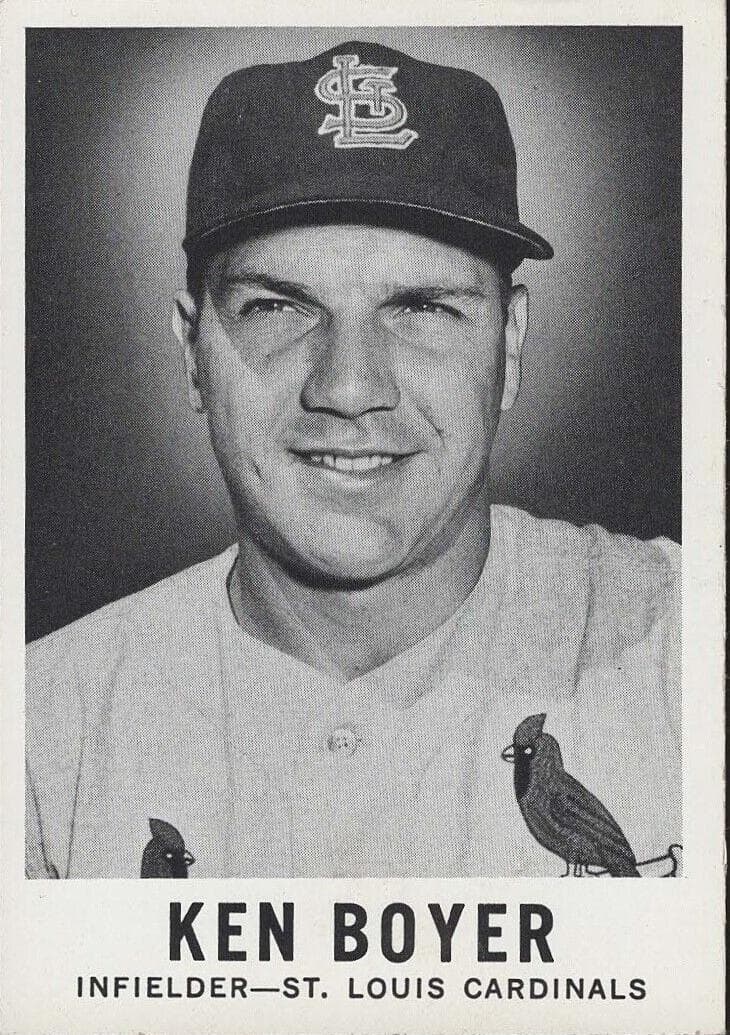 Ken Boyer 1960 leaf Leaf Baseball
