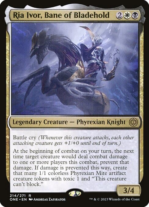 Ria Ivor, Bane of Bladehold 2023 Magic: The Gathering Phyrexia: All Will Be One Commander