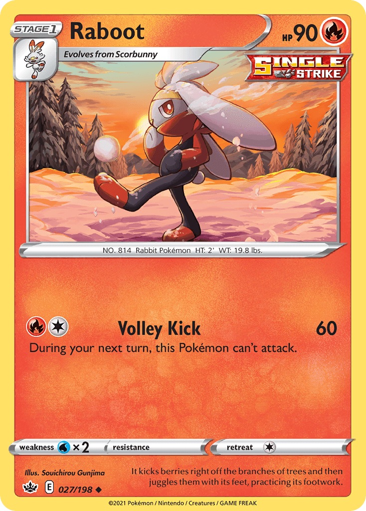 Raboot 2021 Pokemon
