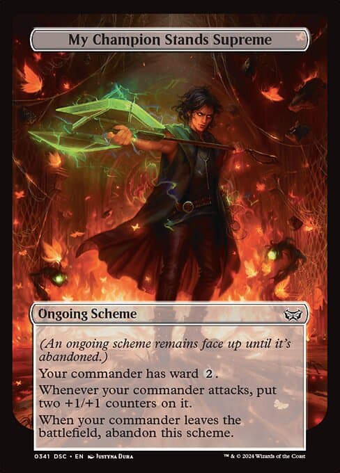 My Champion Stands Supreme 2024 Magic: The Gathering Duskmourn: House of Horror Commander