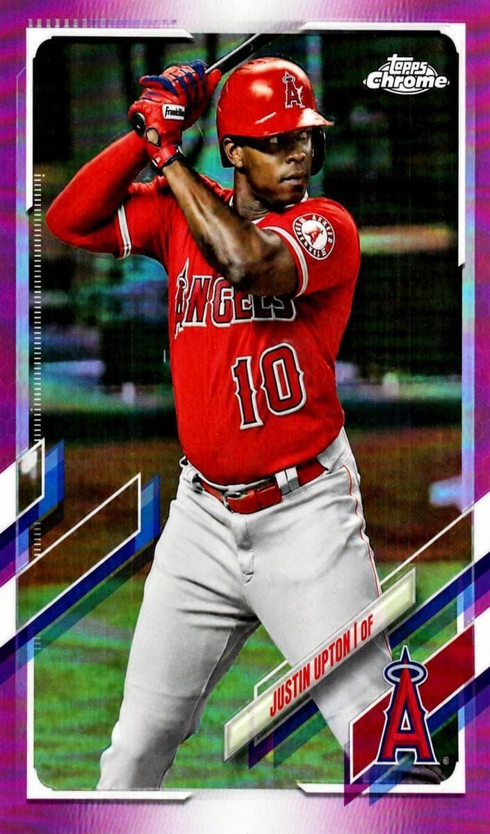 Justin Upton 2021 topps Topps Chrome