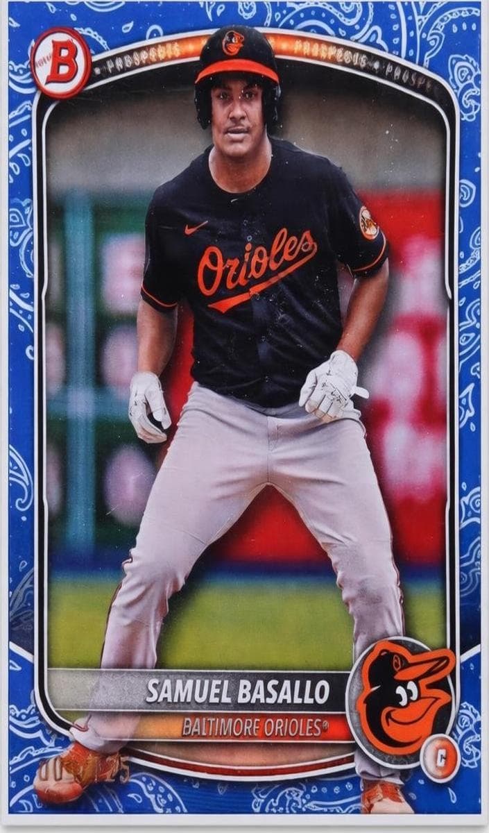 Samuel Basallo 2025 bowman Bowman
