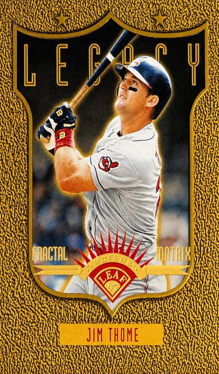 Jim Thome 1997 leaf Leaf