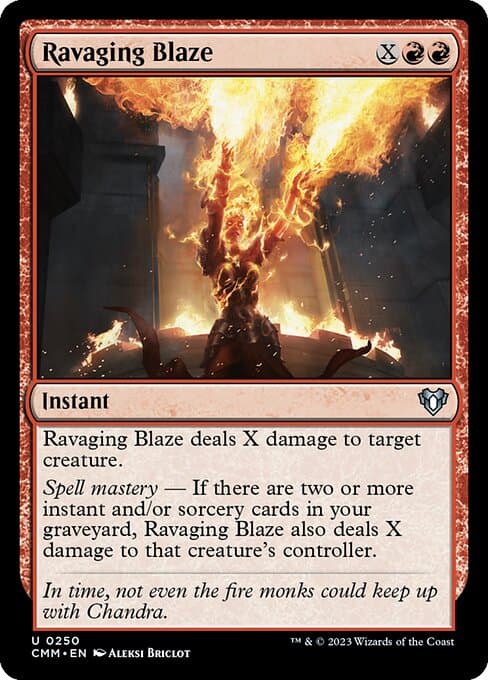 Ravaging Blaze 2015 Magic: The Gathering Magic Origins