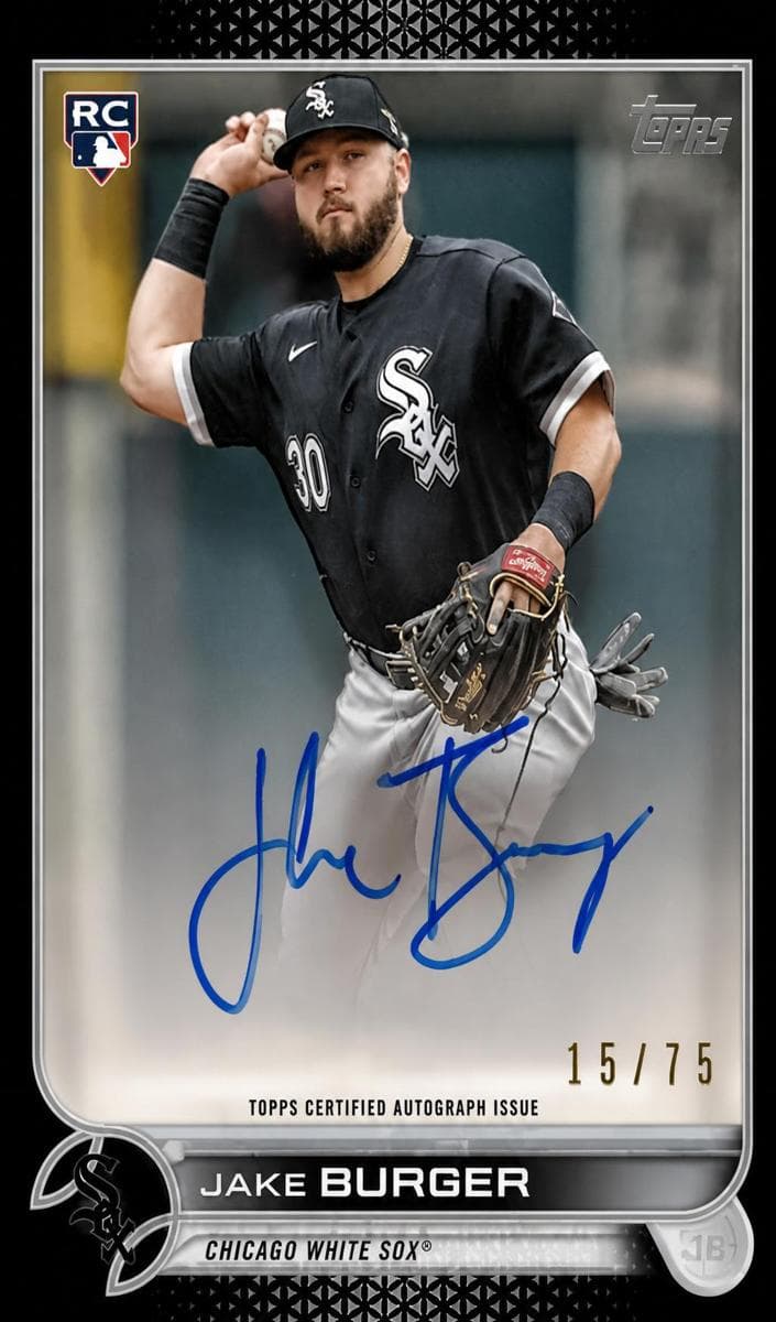 Jake Burger trading card