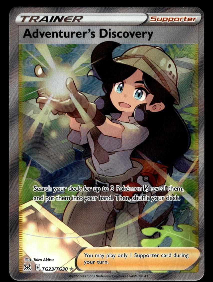 Adventurer's Discovery trading card