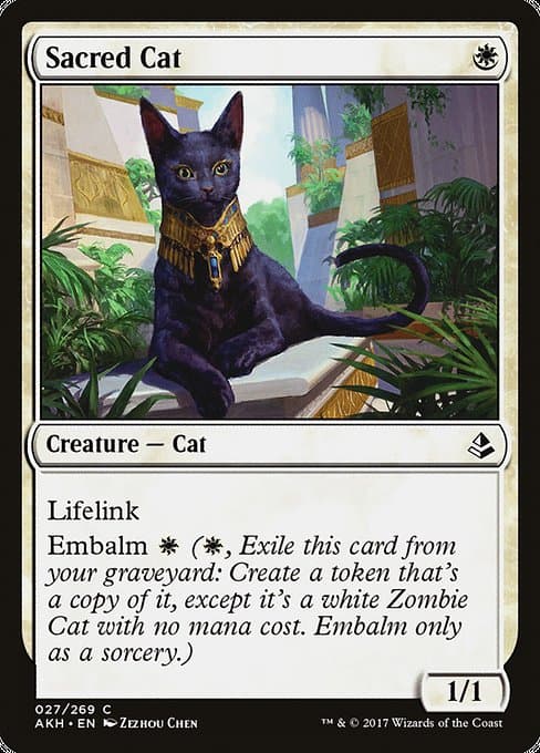 Sacred Cat 2017 Magic: The Gathering Amonkhet