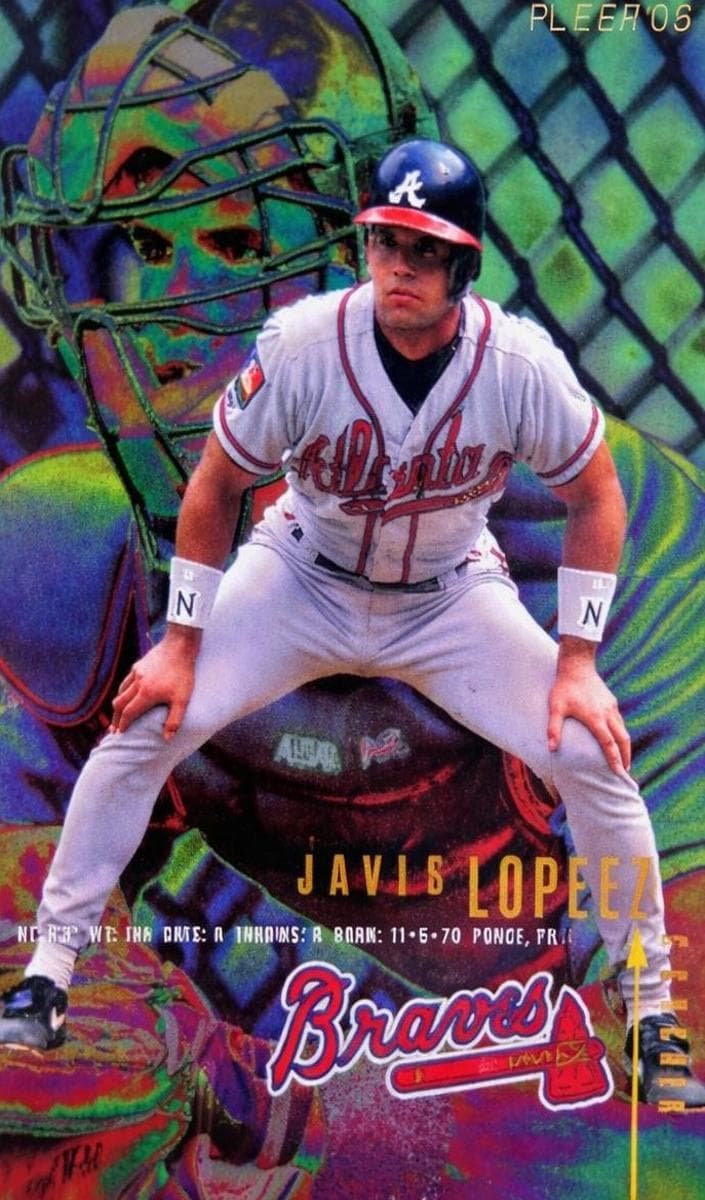 Javier Lopez 1995 fleer Fleer
