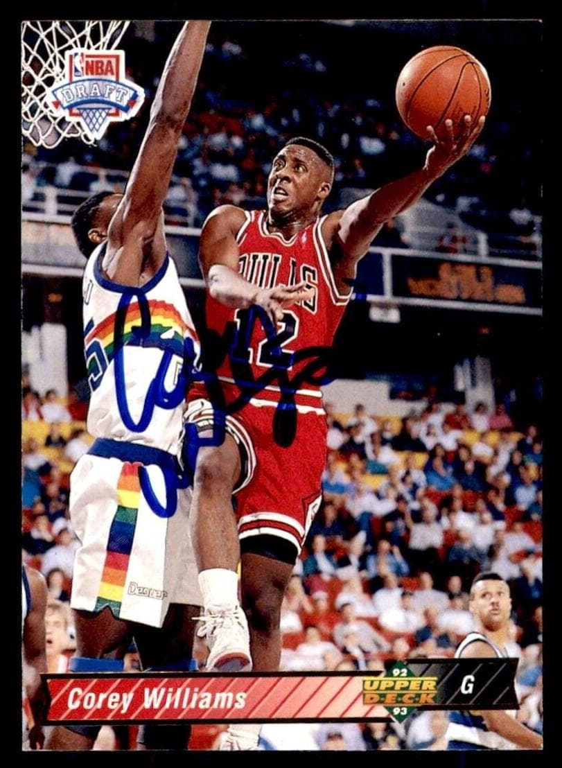 Corey Williams 1992 upper-deck Upper Deck