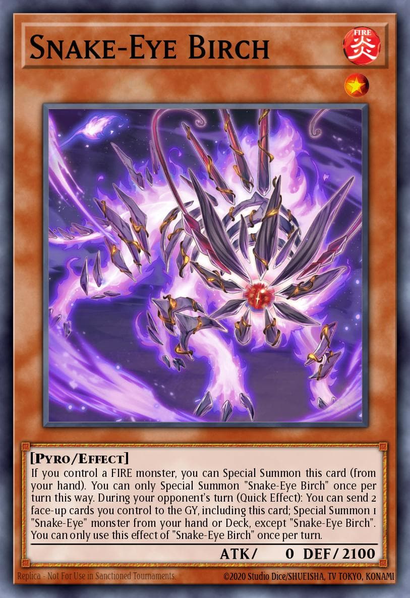 Snake-Eye Birch 2024 Yu-Gi-Oh! 25th Anniversary Tin: Dueling Mirrors