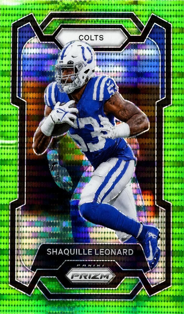 Shaquille Leonard trading card