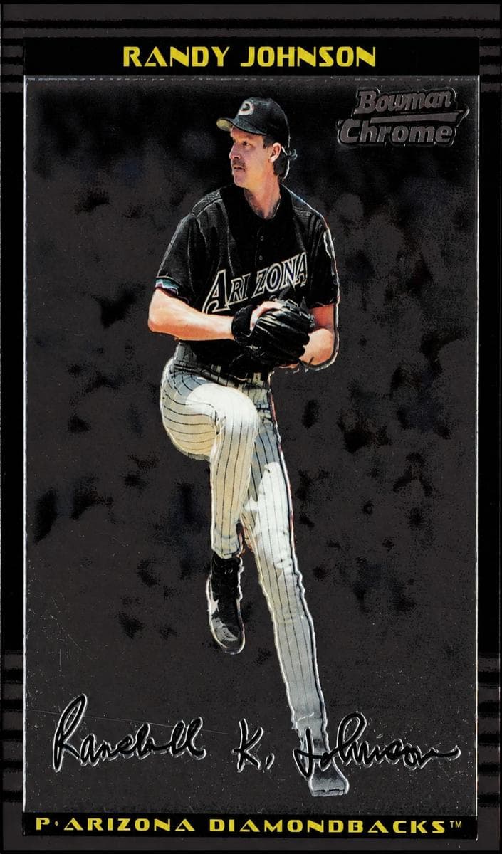 Randy Johnson 2002 bowman Bowman Chrome