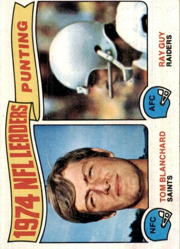 1974 NFL Punting Leaders (Tom Blanchard / Ray Guy) #6