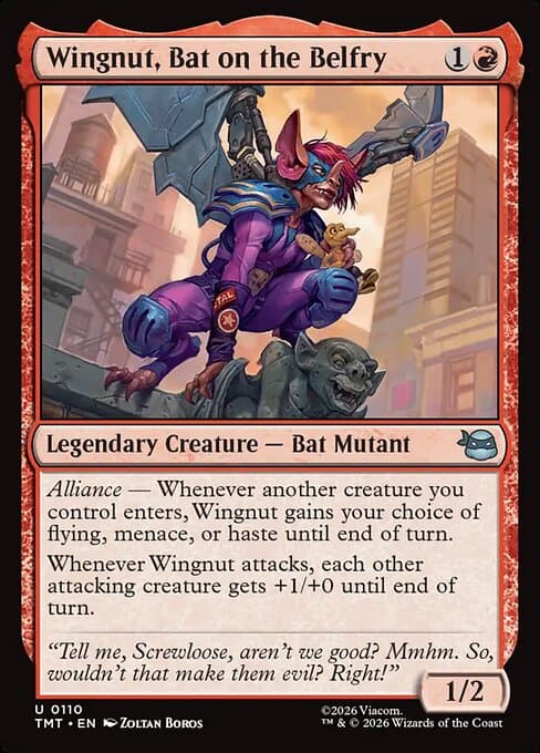 Wingnut, Bat on the Belfry 2026 Magic: The Gathering Teenage Mutant Ninja Turtles