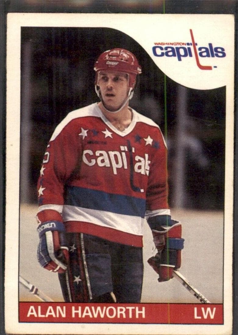 Alan Haworth 1985 topps Topps