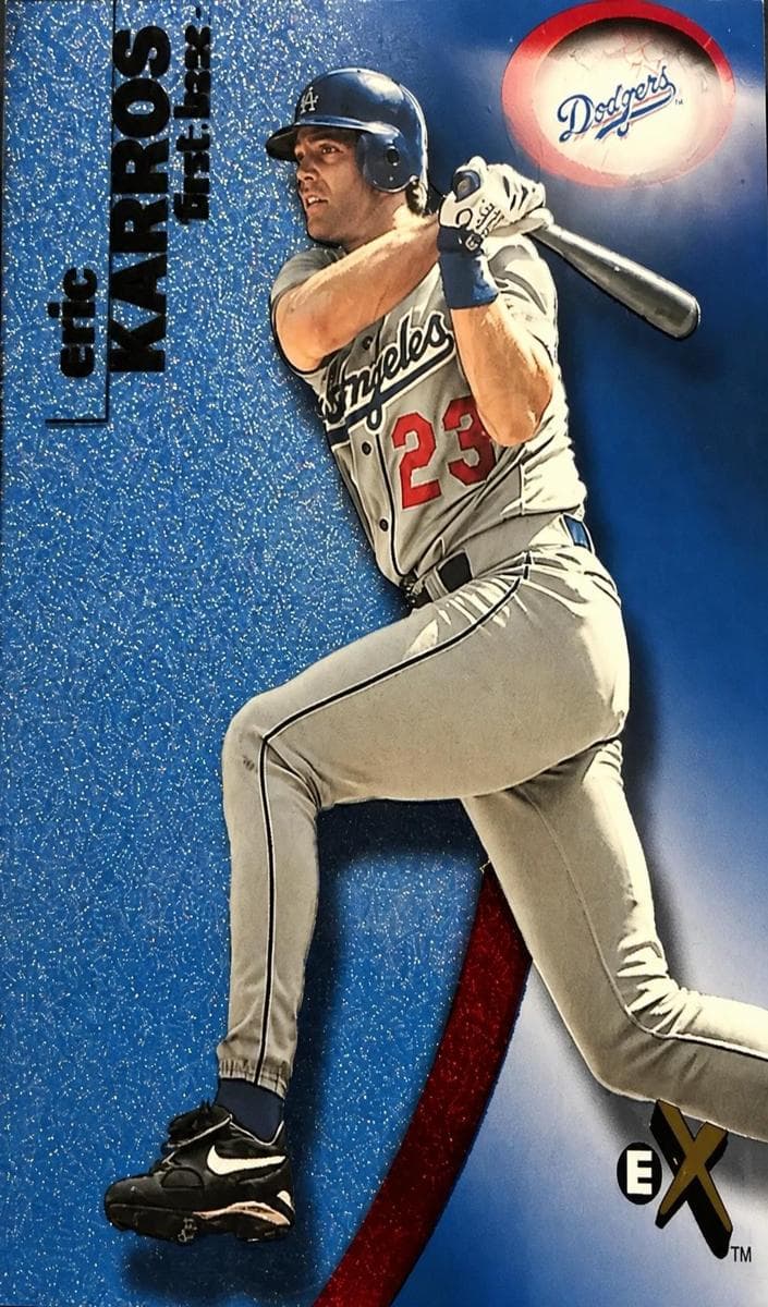 Eric Karros 2001 fleer Fleer E-X