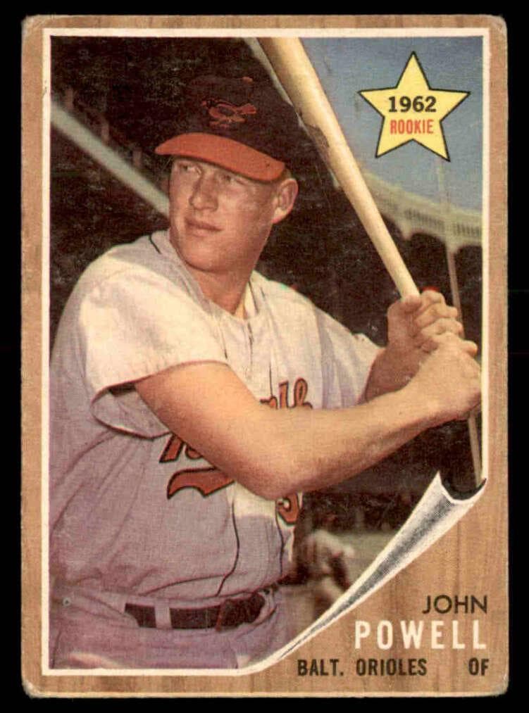 John Powell 1962 topps Topps