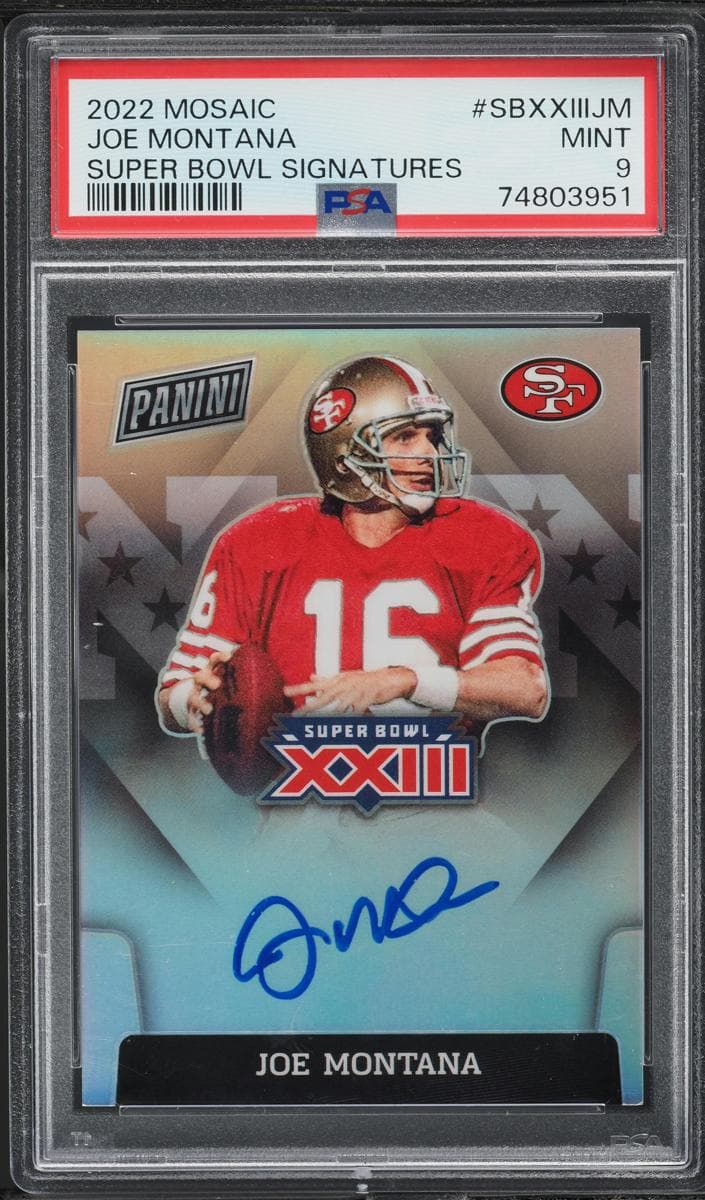 Joe Montana 2022 panini Panini Mosaic