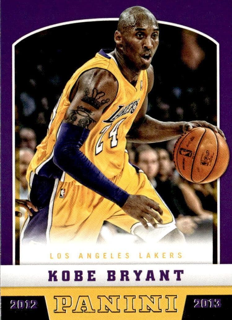 Kobe Bryant 2012 panini