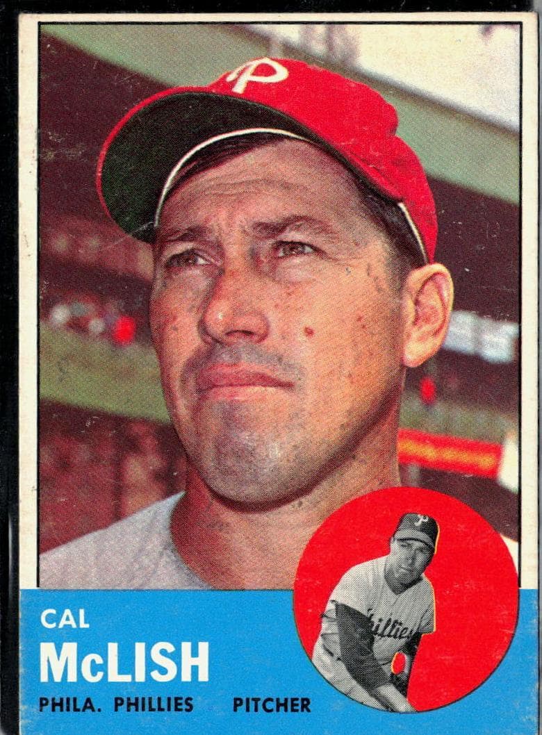 Cal McLish 1963 topps Topps