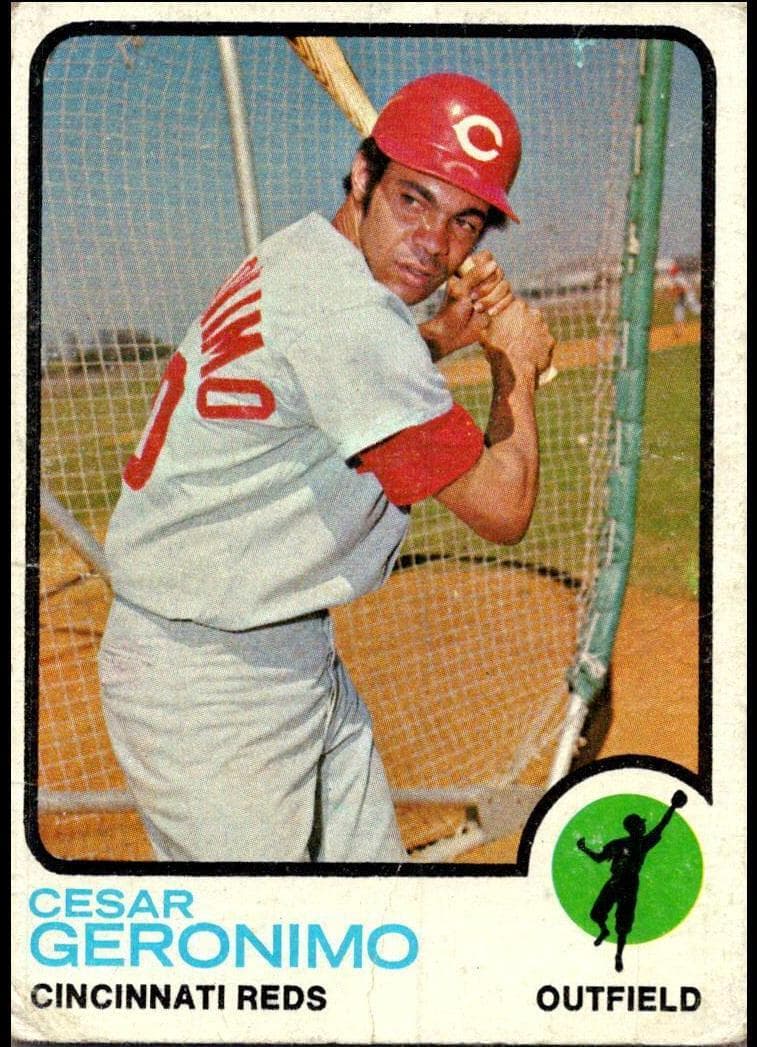 Cesar Geronimo 1973 topps Topps