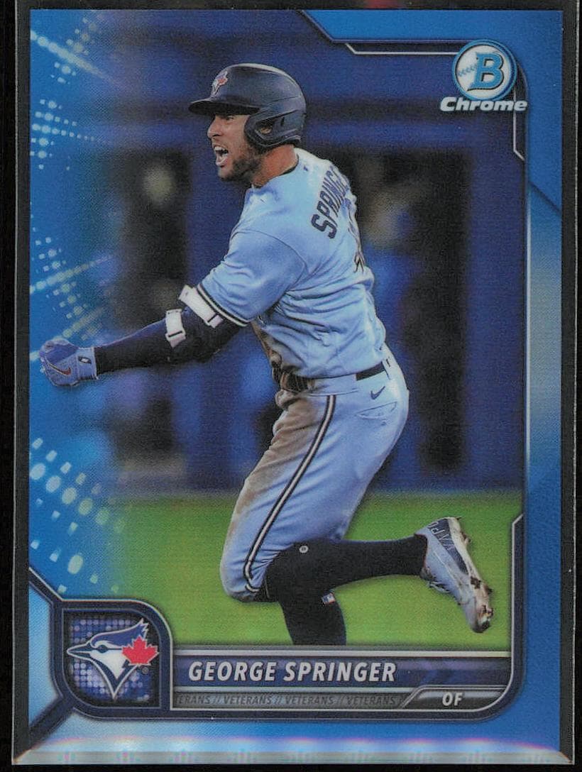 George Springer 2022 bowman Bowman Chrome