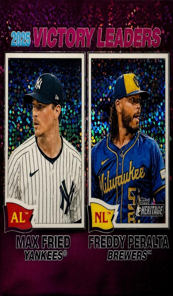 Freddy Peralta/Max Fried (League Leaders) trading card