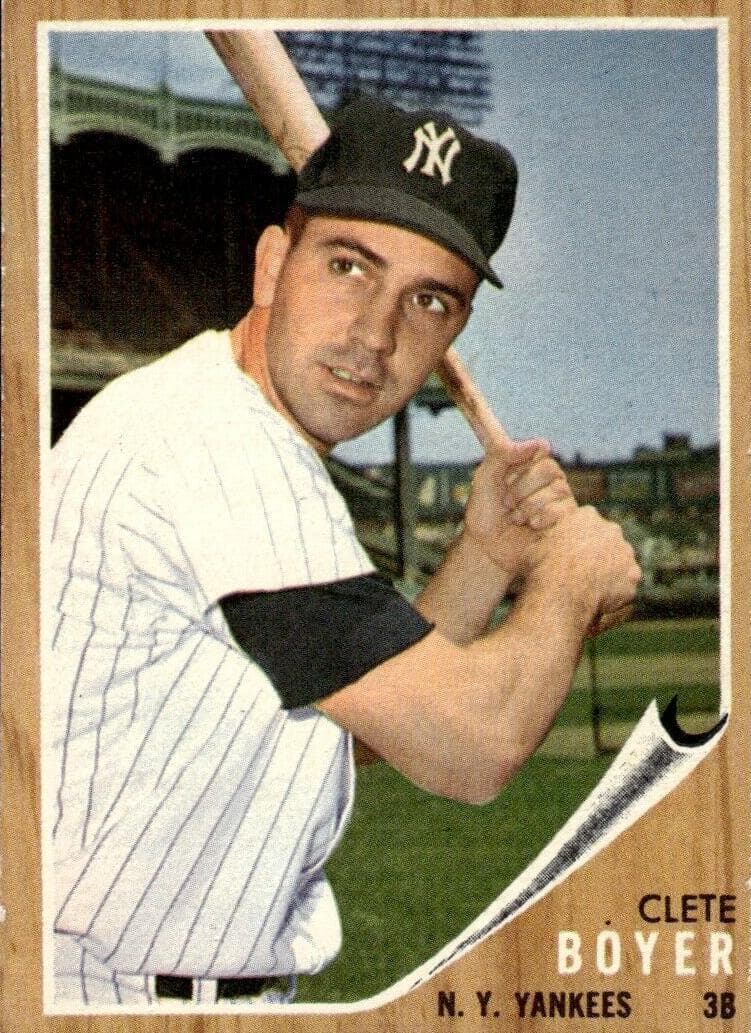 Clete Boyer 1962 topps Topps