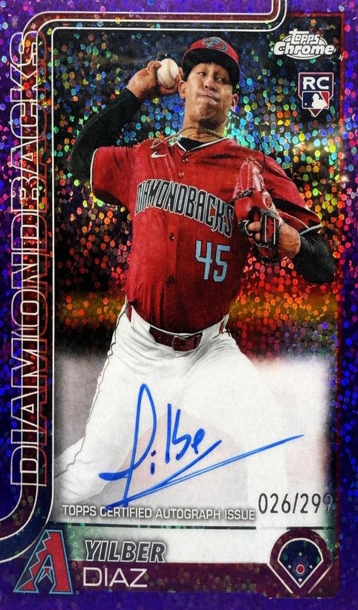 Yilber Diaz trading card