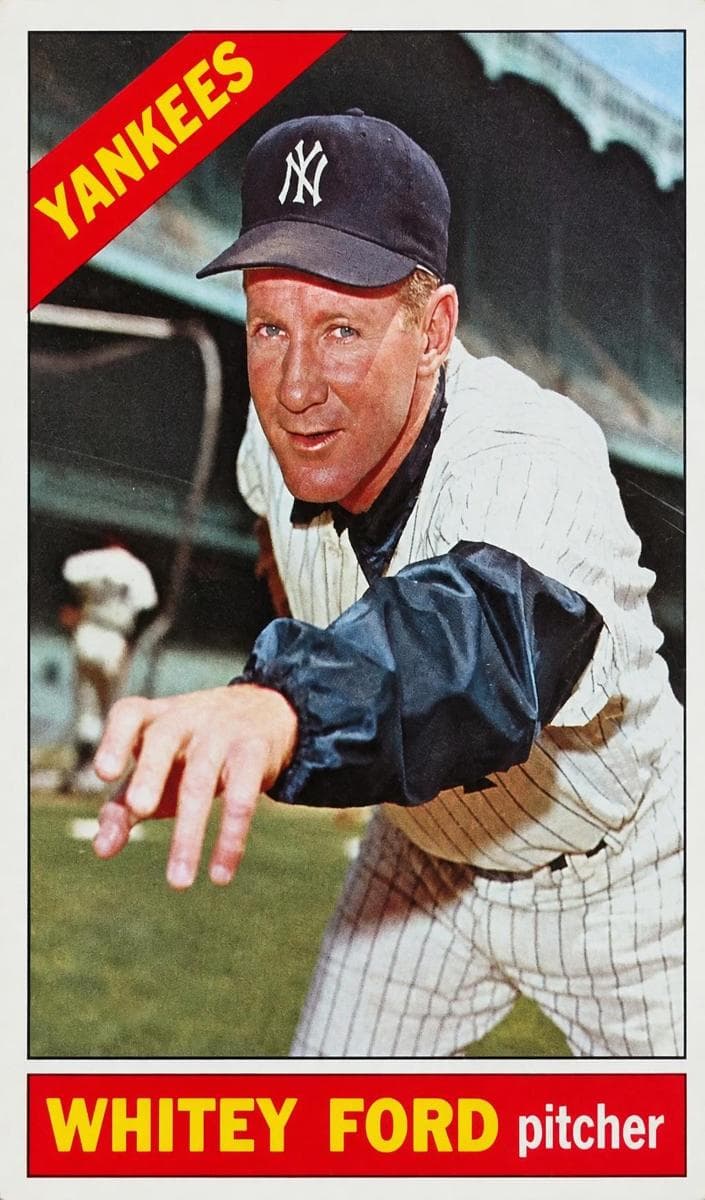 Whitey Ford 1966 topps O-Pee-Chee