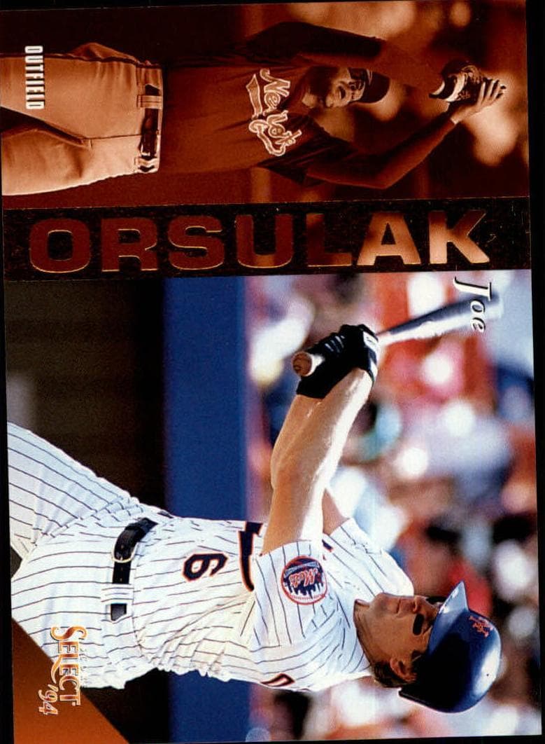 Joe Orsulak 1994 panini Select